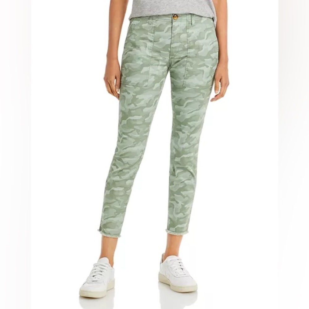 VINEYARD VINES CROPPED RAW EDGE CAMO EVERYDAY UTILITY CHINO SIZE 10‎ PANTS
